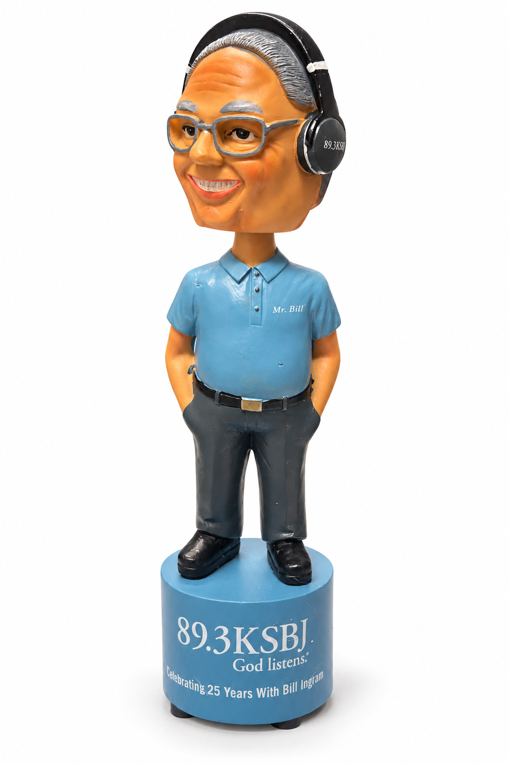 Mr. Bill 89.3 KSBJ 25-Year Commemorative Bobblehead