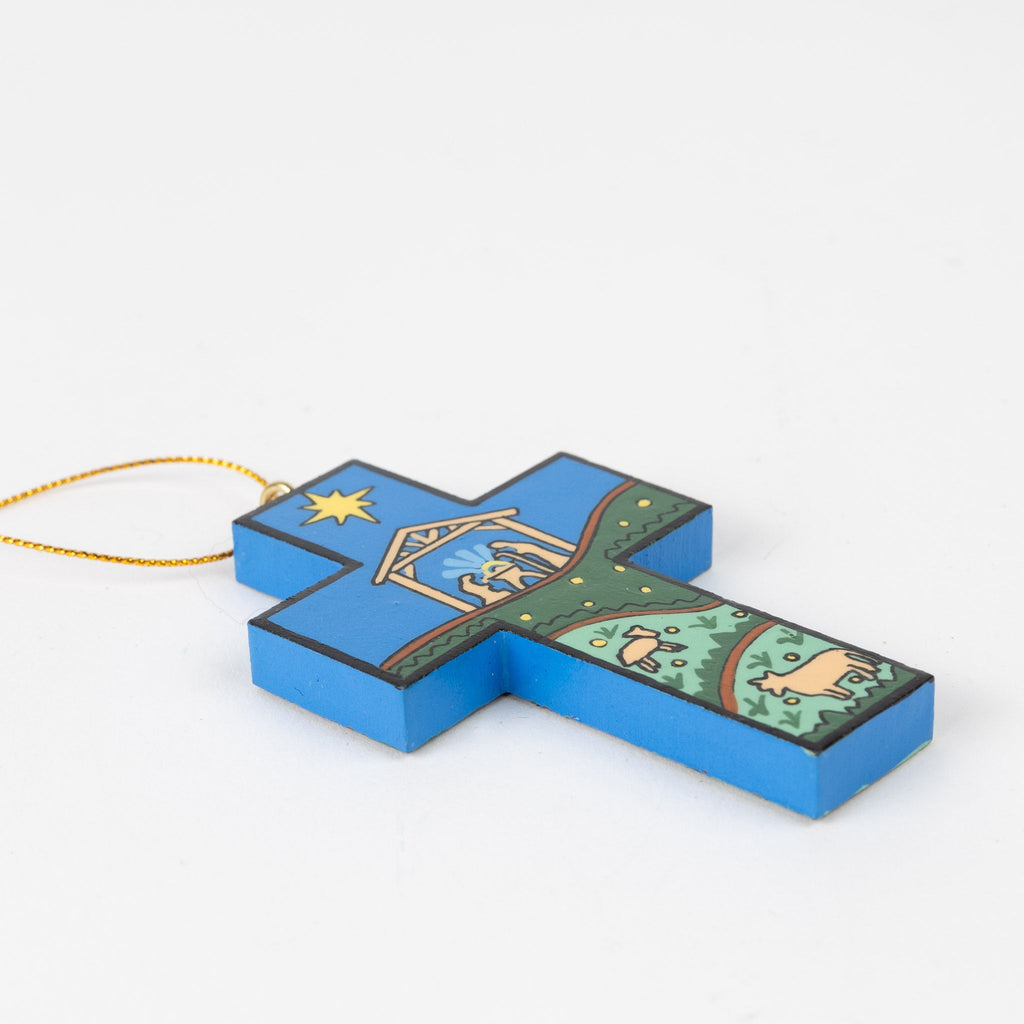 Starry Night Cross Ornament