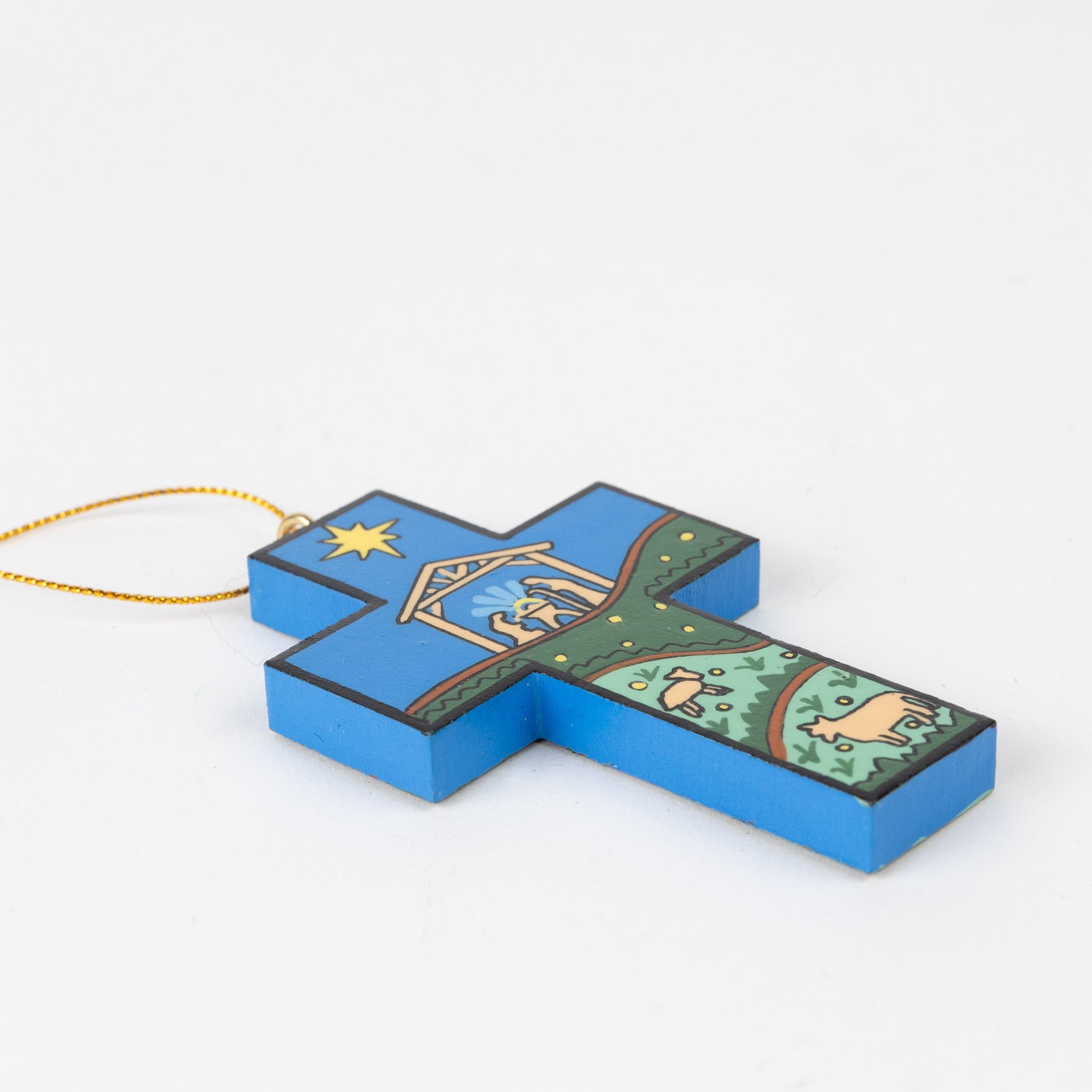 Starry Night Cross Ornament
