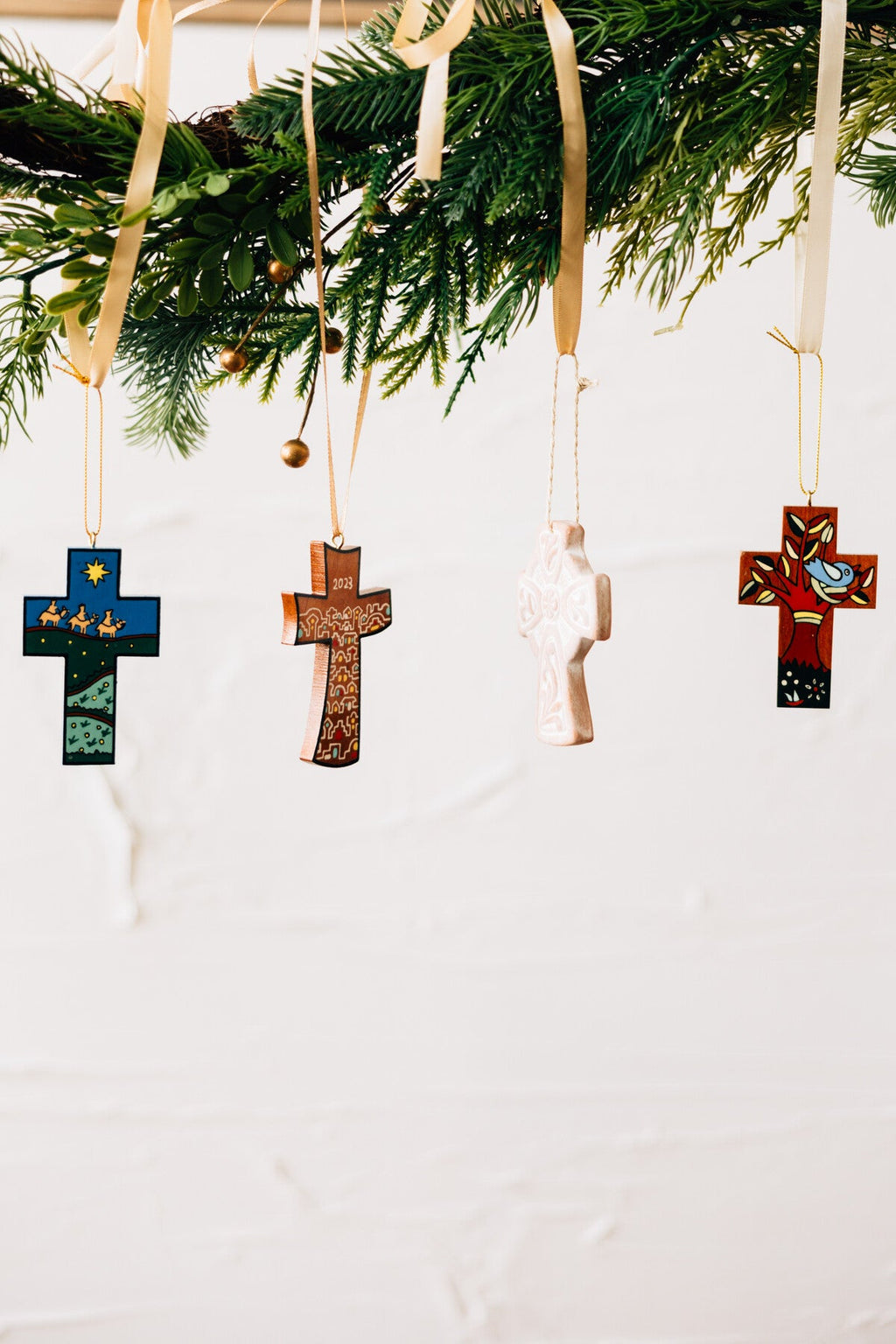 Starry Night Cross Ornament