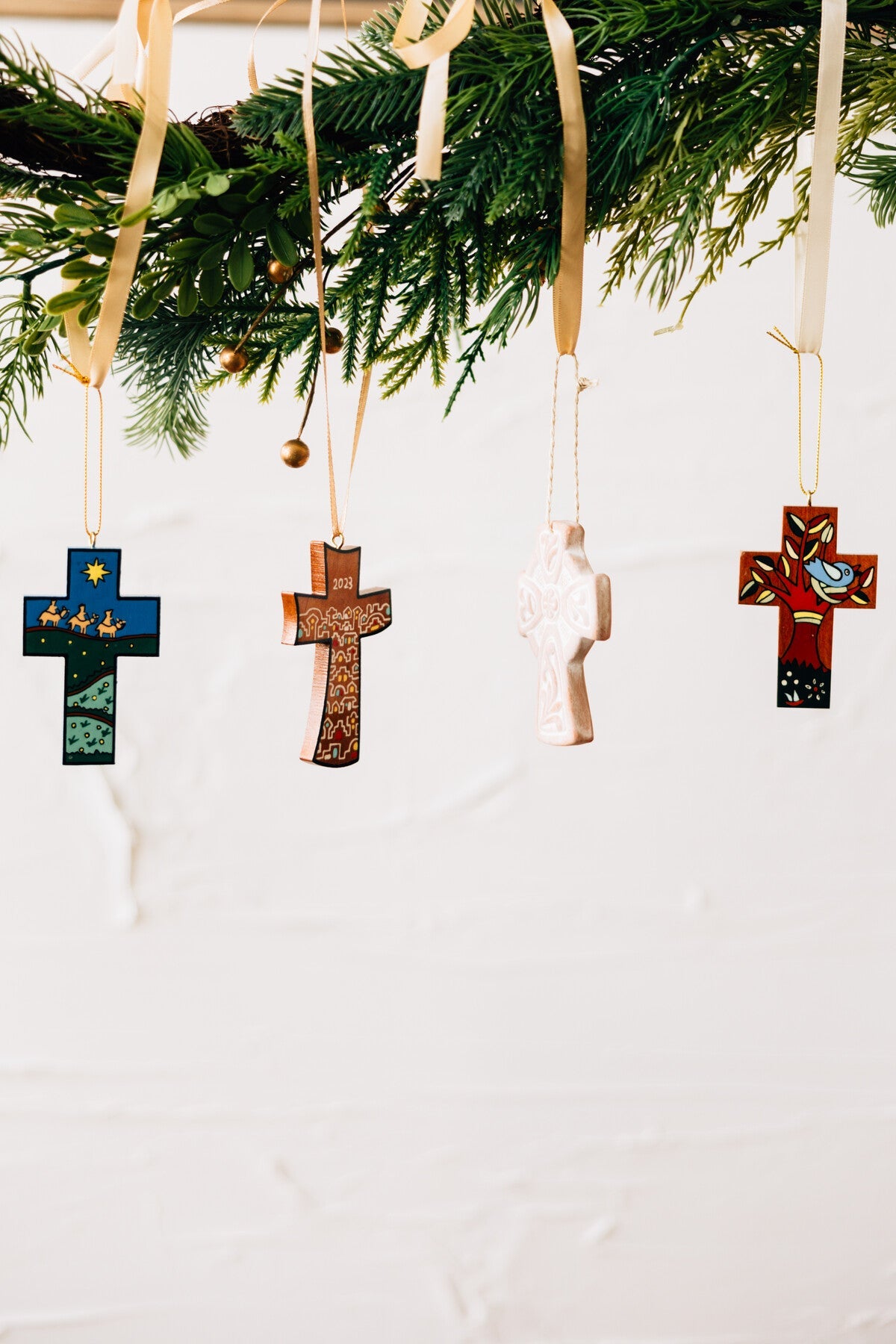 Starry Night Cross Ornament